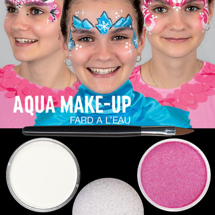 Feestbazaar Make-up Set Prinses Blauw/Roze