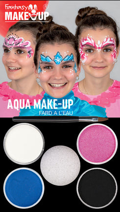 Feestbazaar Make-up Set Prinses Blauw/Roze