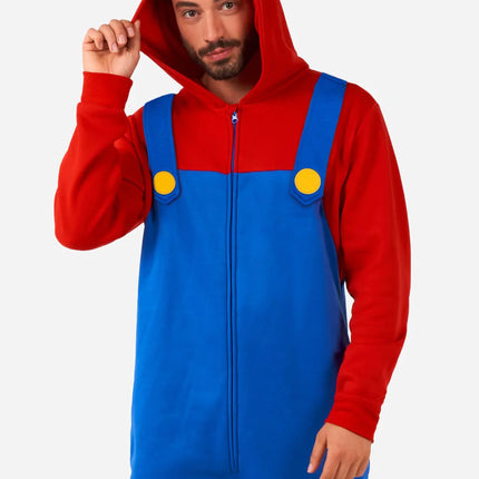 Feestbazaar Mario Onesie Volwassen