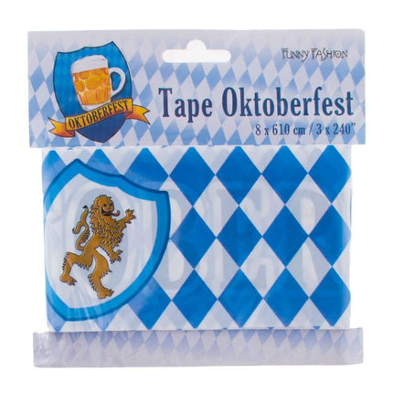 Feestbazaar Markeerlint Banner Oktoberfest Bavarian Lion (6,1m)