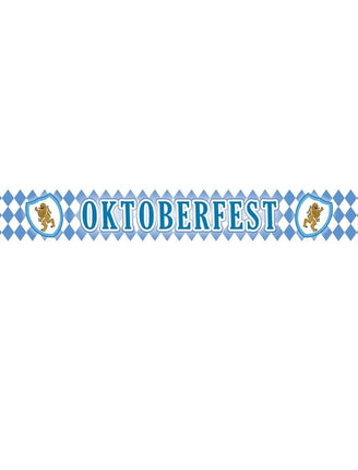 Feestbazaar Markeerlint Banner Oktoberfest Bavarian Lion (6,1m)