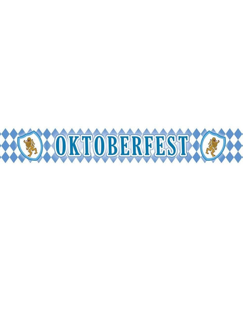 Feestbazaar Markeerlint Banner Oktoberfest Bavarian Lion (6,1m)