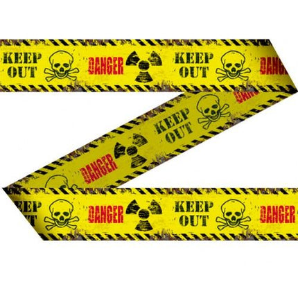 Feestbazaar Markeerlint Danger/Keep Out 15m