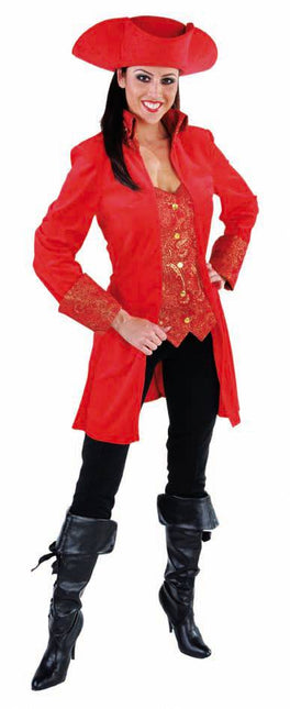 Feestbazaar Markiezin jas rood