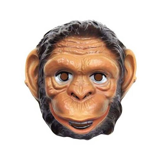 Feestbazaar Masker Aap plastic