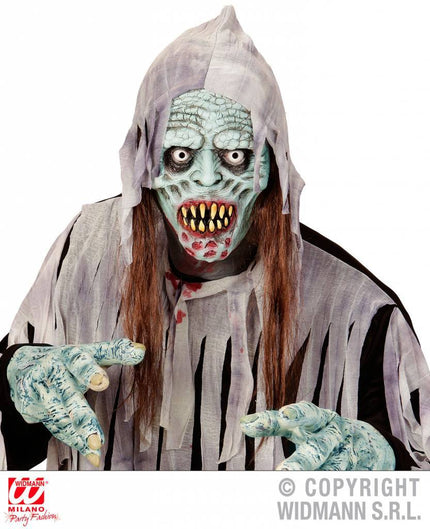 Feestbazaar Masker besmette zombie met haar