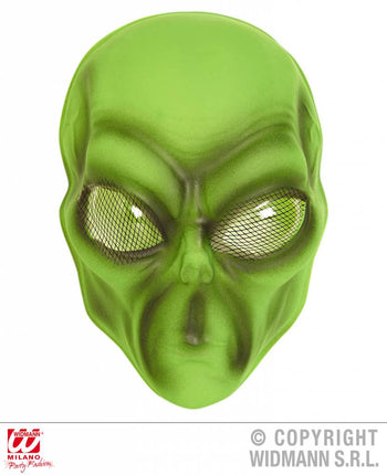 Feestbazaar Masker buitenaards wezen pvc