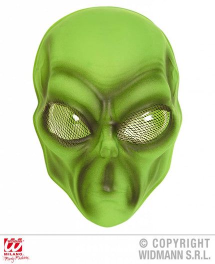 Feestbazaar Masker buitenaards wezen pvc