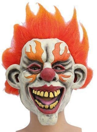 Feestbazaar Masker Clown vlam