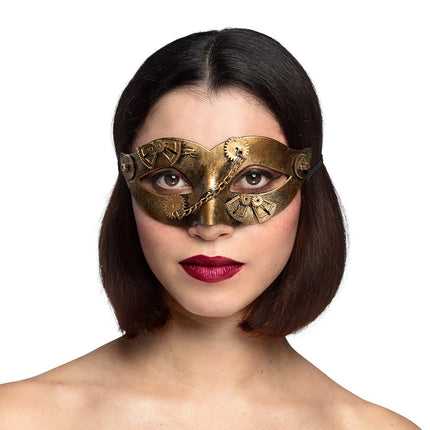 Feestbazaar Masker Gearpunk
