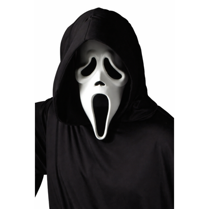 Feestbazaar Masker Ghost Face® met Capuchon