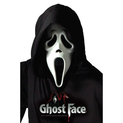 Feestbazaar Masker Ghost Face® met Capuchon
