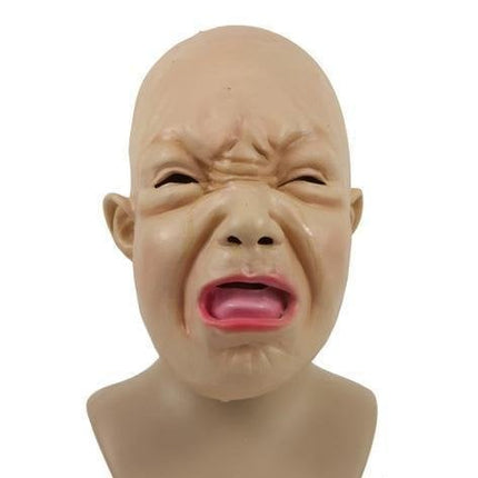 Feestbazaar Masker huilende griezel baby