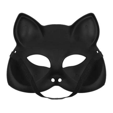 Feestbazaar Masker Kitty Goud