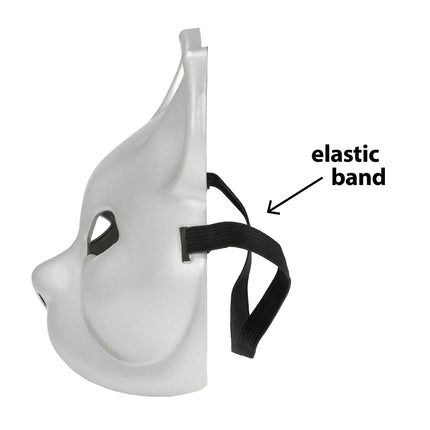 Feestbazaar Masker Kitty Zilver
