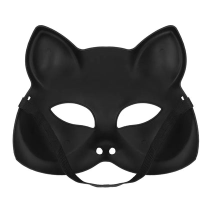 Feestbazaar Masker Kitty Zwart