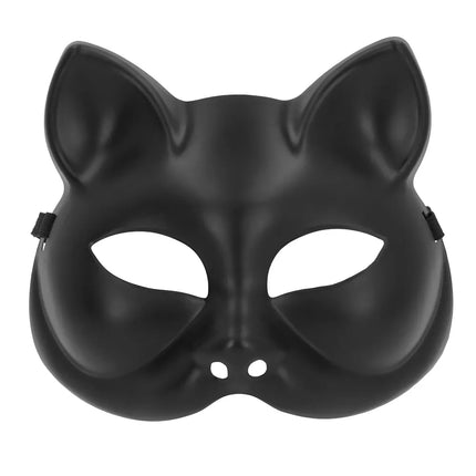 Feestbazaar Masker Kitty Zwart