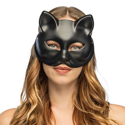 Feestbazaar Masker Kitty Zwart