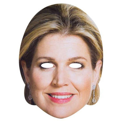 Feestbazaar Masker Koningin Maxima