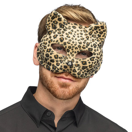Feestbazaar Masker Luipaard Feline