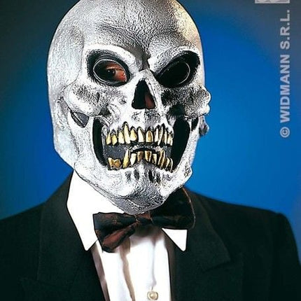 Feestbazaar Masker Schedel zilver