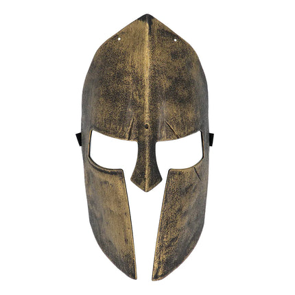 Feestbazaar Masker Spartaan Historisch Brons