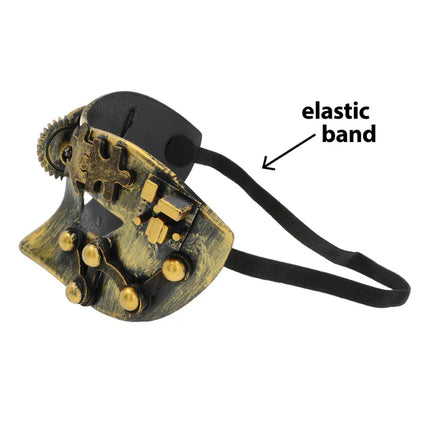 Feestbazaar Masker Steamforce Brons