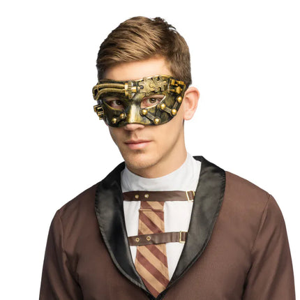 Feestbazaar Masker Steamforce Brons