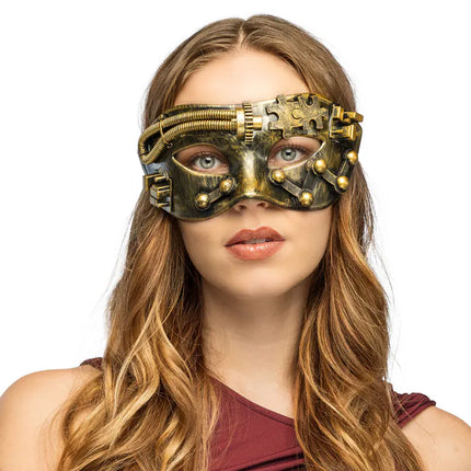 Feestbazaar Masker Steamforce Brons