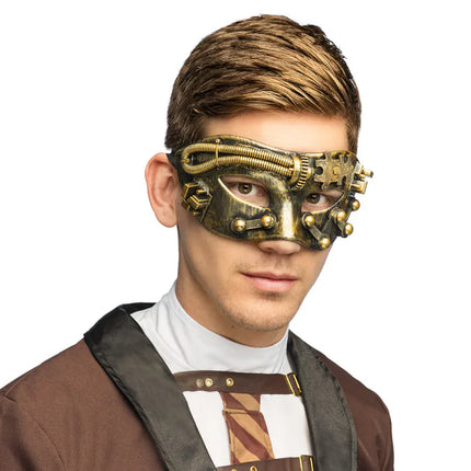 Feestbazaar Masker Steamforce Brons