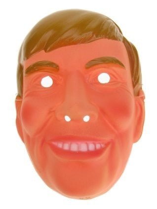 Feestbazaar Masker Willem plastic