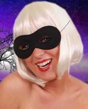 Feestbazaar Masker zorro farfalla zwart