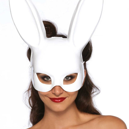 Feestbazaar Masquerade Wit Masker Konijn