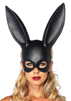 Feestbazaar Masquerade Zwart Masker Konijn