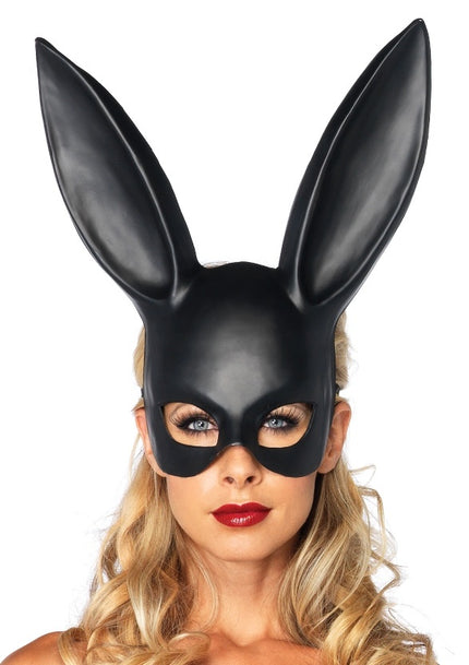Feestbazaar Masquerade Zwart Masker Konijn