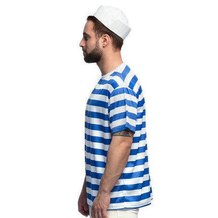 Feestbazaar Matroos Set Blauw/Wit