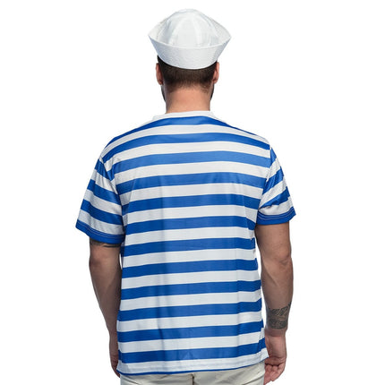Feestbazaar Matroos Set Blauw/Wit