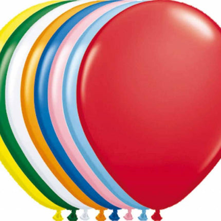 Feestbazaar Meerkleurige ballonnen 30cm 10 stuks