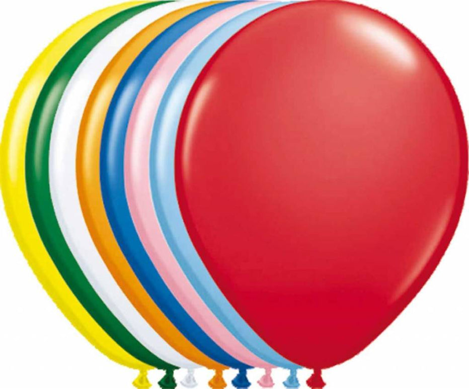 Feestbazaar Meerkleurige ballonnen 30cm 10 stuks