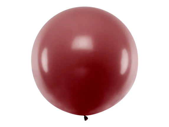 Feestbazaar Mega Ballon Bordeaux - 100cm