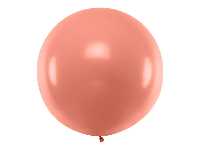 Feestbazaar Mega Ballon Metallic Rosé Goud - 1m
