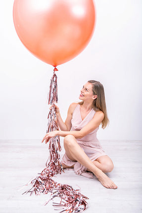 Feestbazaar Mega Ballon Metallic Rosé Goud - 1m