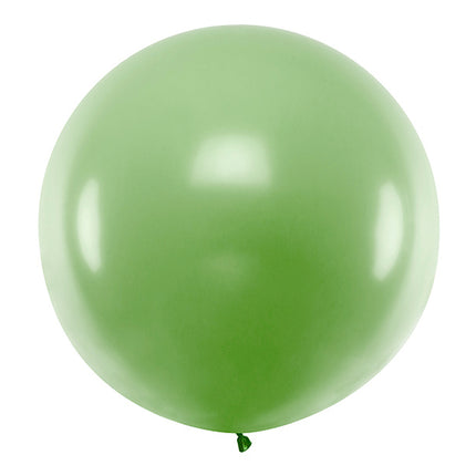 Feestbazaar Mega Ballon Pastel Groen 100 cm