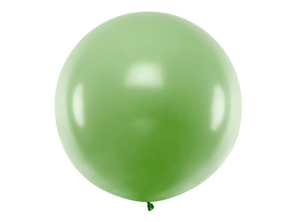 Feestbazaar Mega Ballon Pastel Groen 100 cm