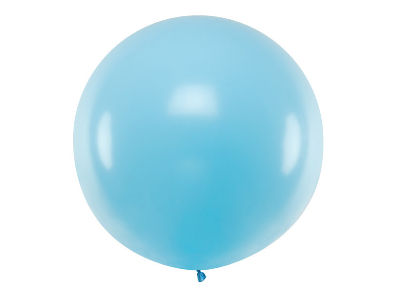 Feestbazaar Mega Ballon Pastel Lichtblauw - 1m