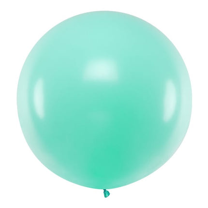 Feestbazaar Mega ballon Pastel Mint - 1m