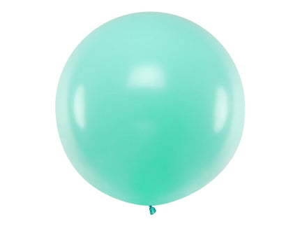 Feestbazaar Mega ballon Pastel Mint - 1m
