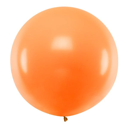 Feestbazaar Mega Ballon Pastel Oranje 100 cm