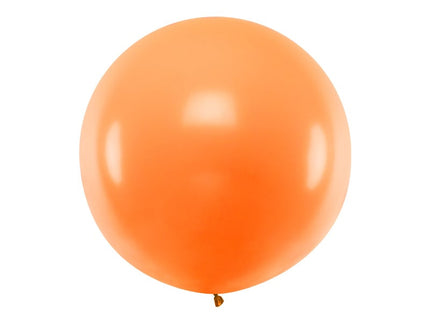 Feestbazaar Mega Ballon Pastel Oranje 100 cm