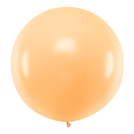 Feestbazaar Mega Ballon Pastel Peach - 1m